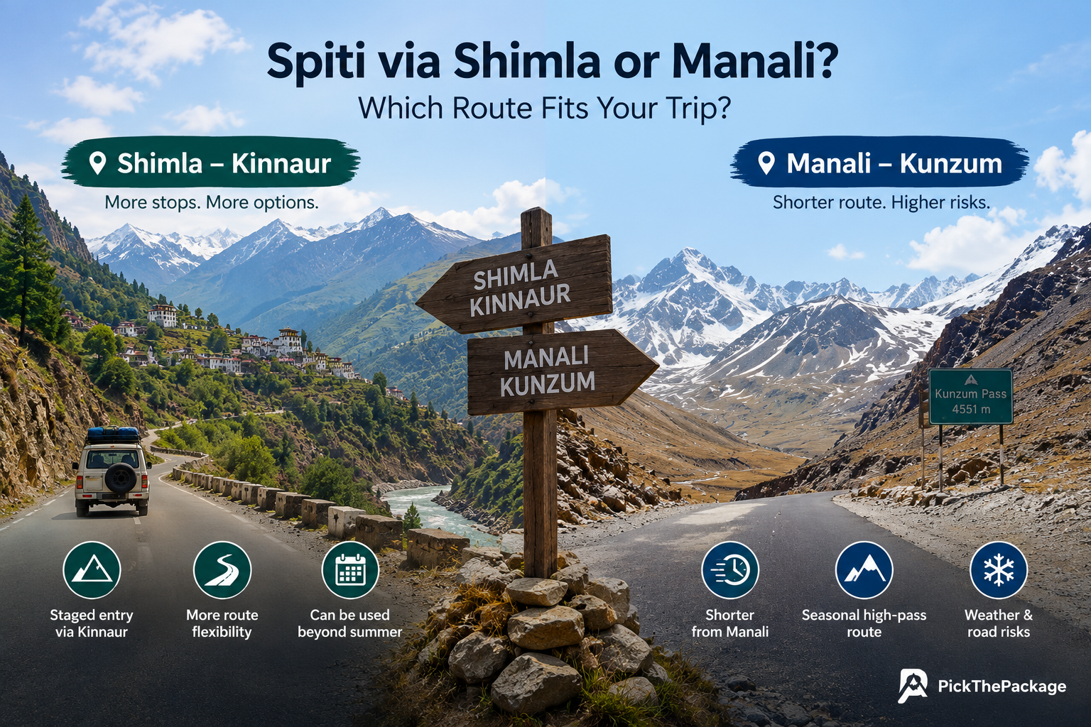 Spiti via Shimla or Manali: Which Route Fits Your Trip?